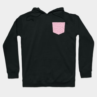 Pocket - Artsy Dots Pink Hoodie